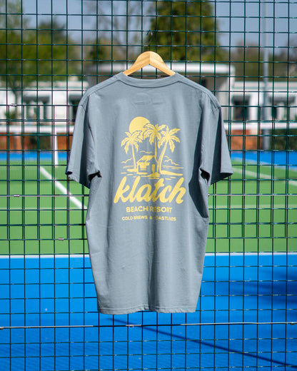 Beach Resort Regular Fit T-Shirt - Slate Blue