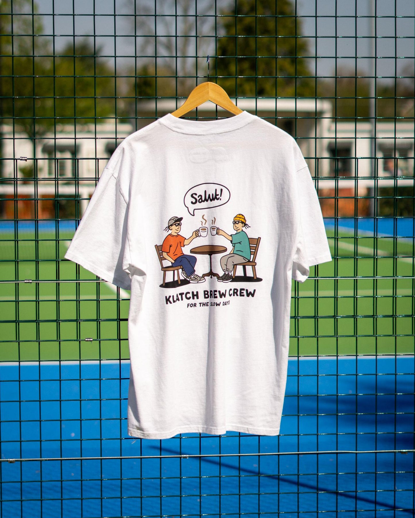 Brew Crew Relaxed Fit T-Shirt - White