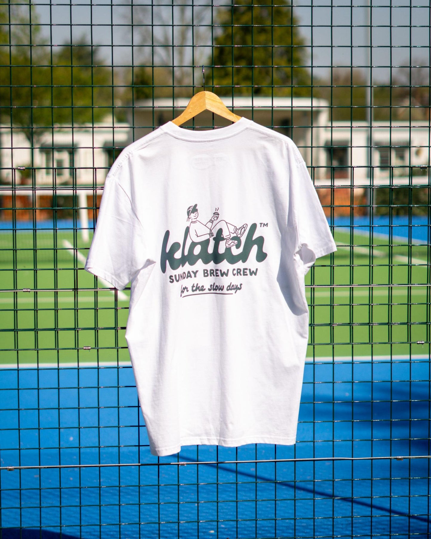 Sunday Brew Crew Regular Fit T-Shirt - White