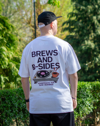 Brews & B-Sides Relaxed Fit T-Shirt - White