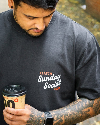 Sunday Social T-Shirt - Black