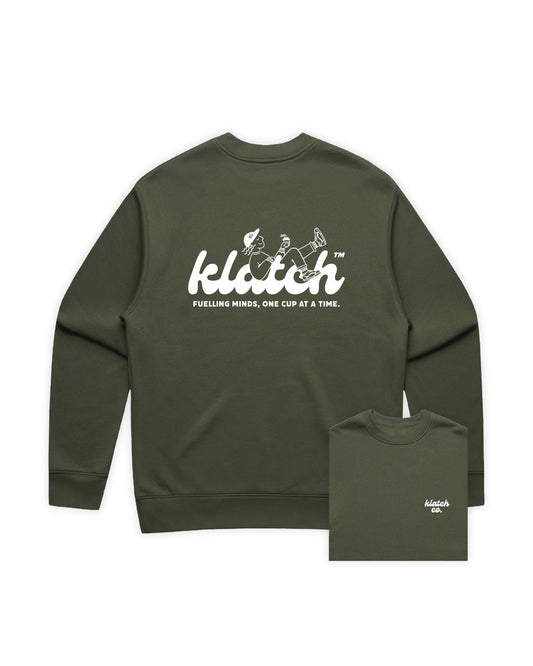 Relaxed Fit Jumper - Sage