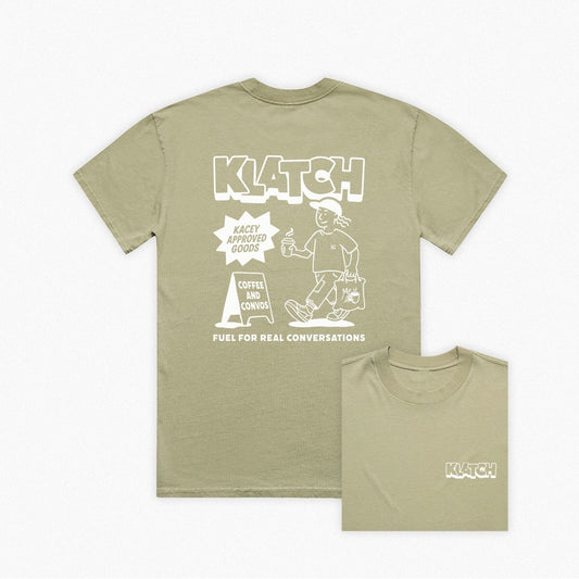 Klatch Shopping T-shirt - Light Sage