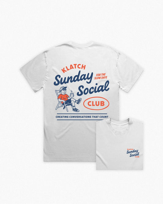 Sunday Social T-Shirt - White